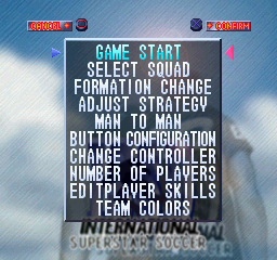 International Superstar Soccer screenshot 3 for Super Nintendo
